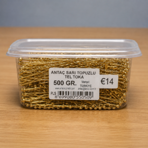 Antaç Sari Topuzlu Tel Toka