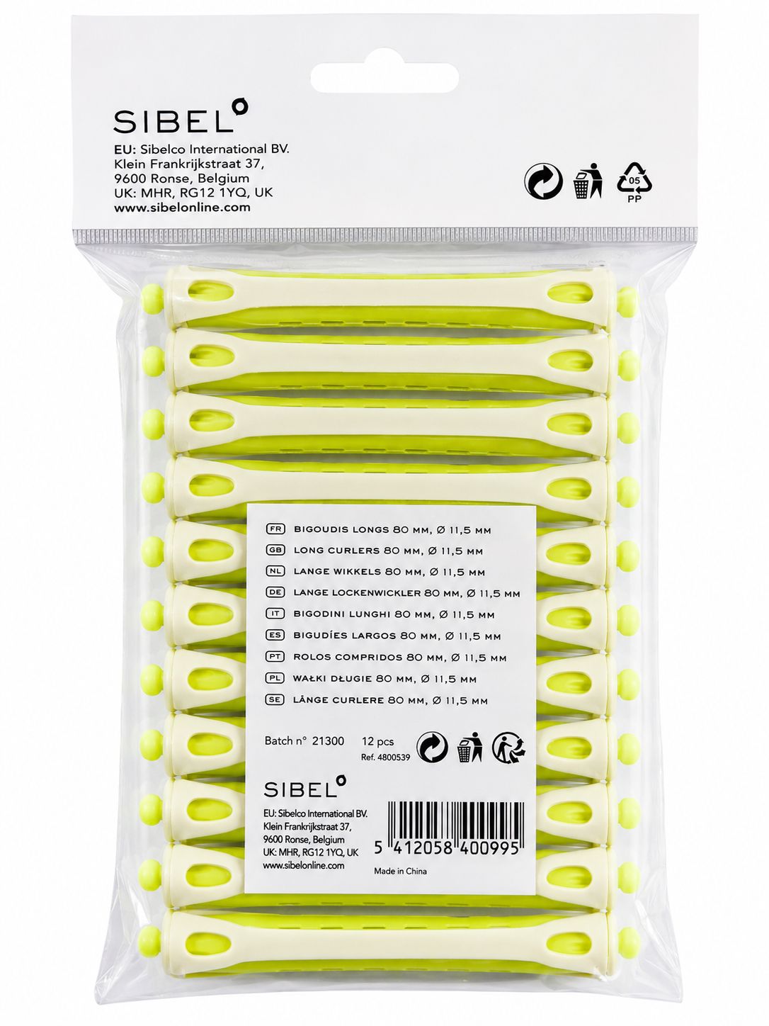 Sibel Zelfklevende Permanentwikkels 80 mm x Ø 11,5 mm – 12 Stuk