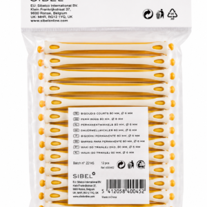 sibel Zelfklevende Permanentwikkels 80 mm x Ø 6 mm – 12 Stuks