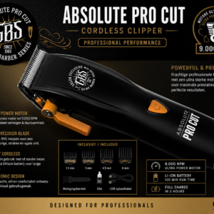 GBS Absolute Pro Cut Cordless Clipper