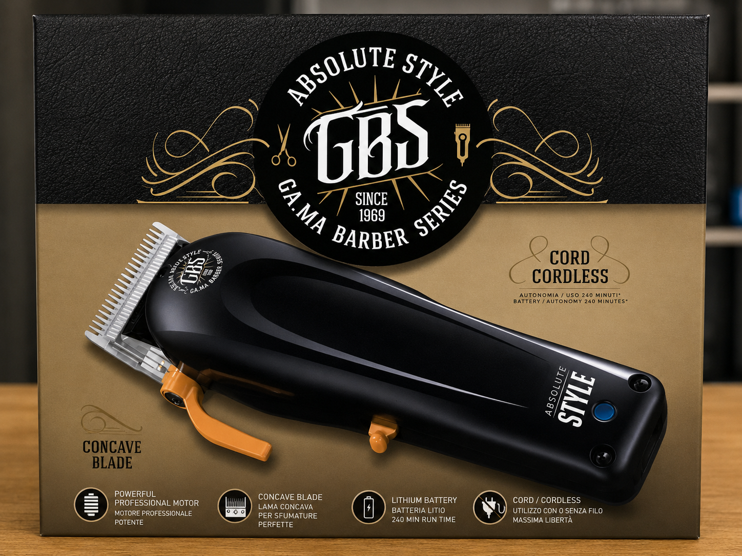 GBS Absolute Style Cordless Clipper