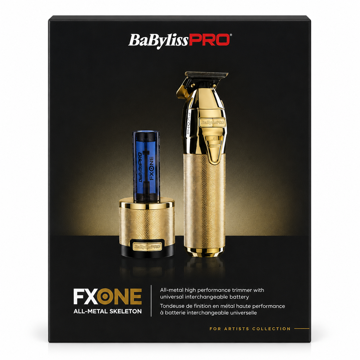 BaBylissPRO FXONE All-Metal Skeleton Trimmer Gold