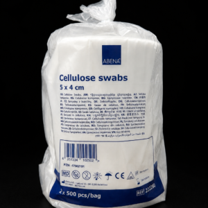 ABENA Cellulose Swabs 5 x 4 cm – Zachte en Absorberende Cellulose Depper