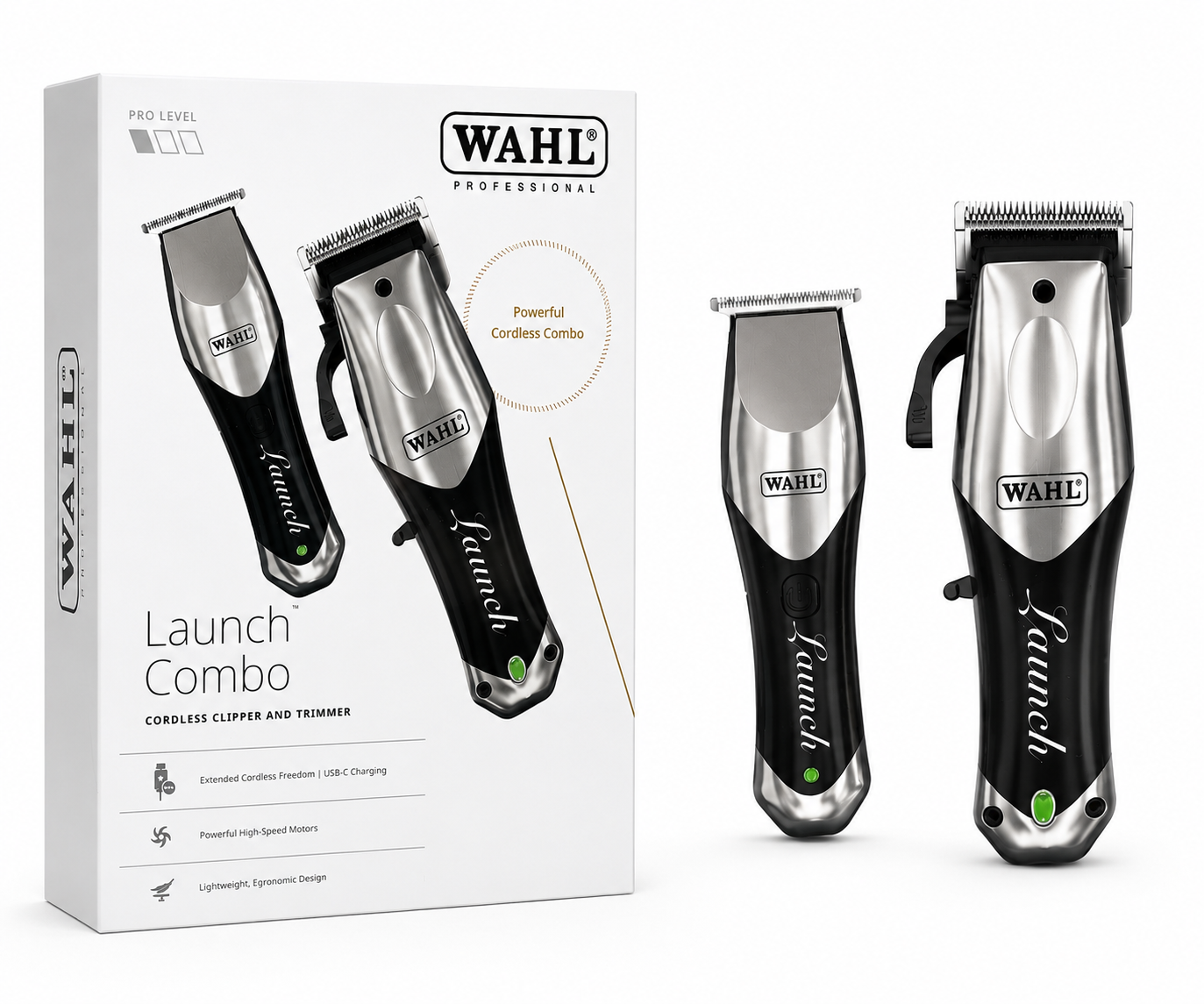 WAHL Launch Combo – Cordless Clipper & Trimmer Set