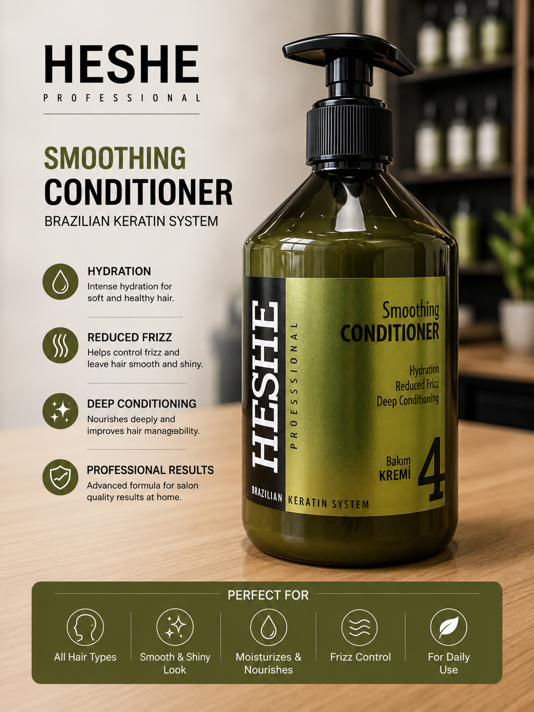 HESHE Professional Smoothing Conditioner