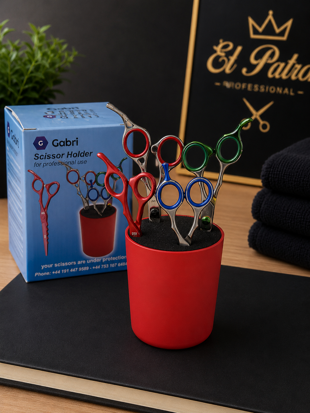 Gabri Scissor Holder red