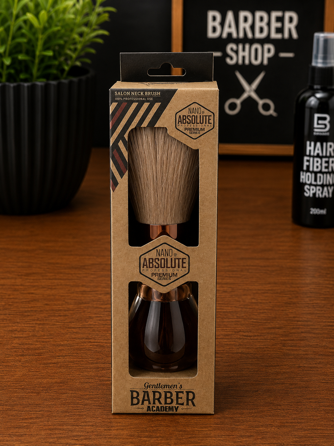 Nano Absolute Salon Neck Brush – E-007