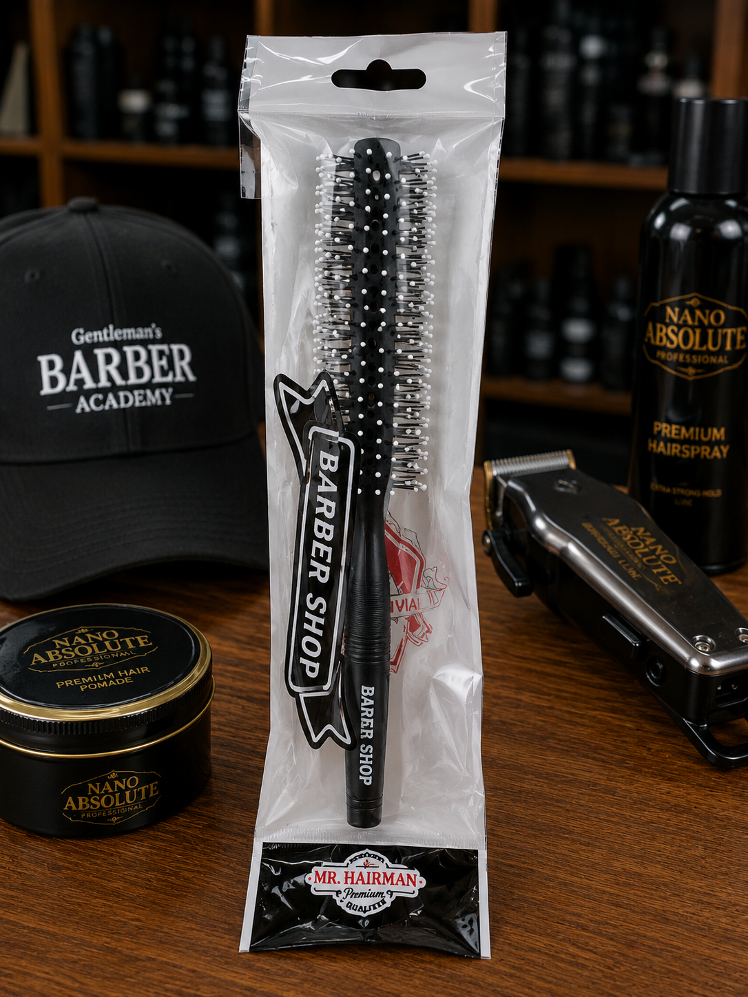 Barber Shop Vent Brush – Professionele Tunnelborstel