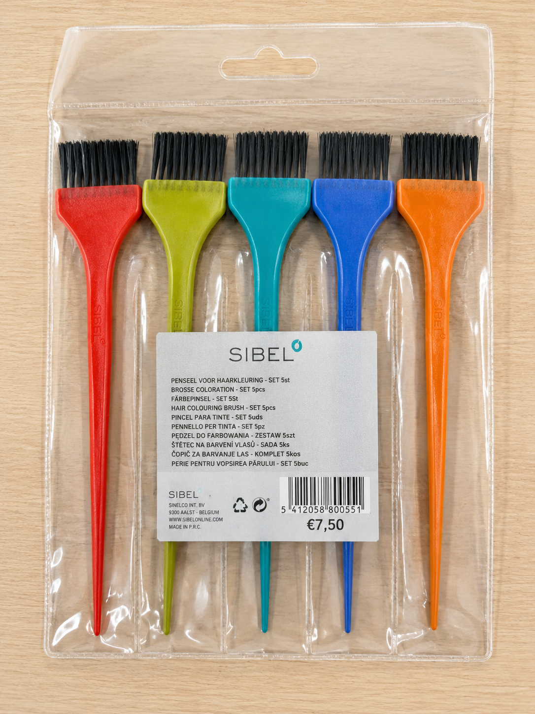 Sibel Verfkwast Set – 5 Stuks