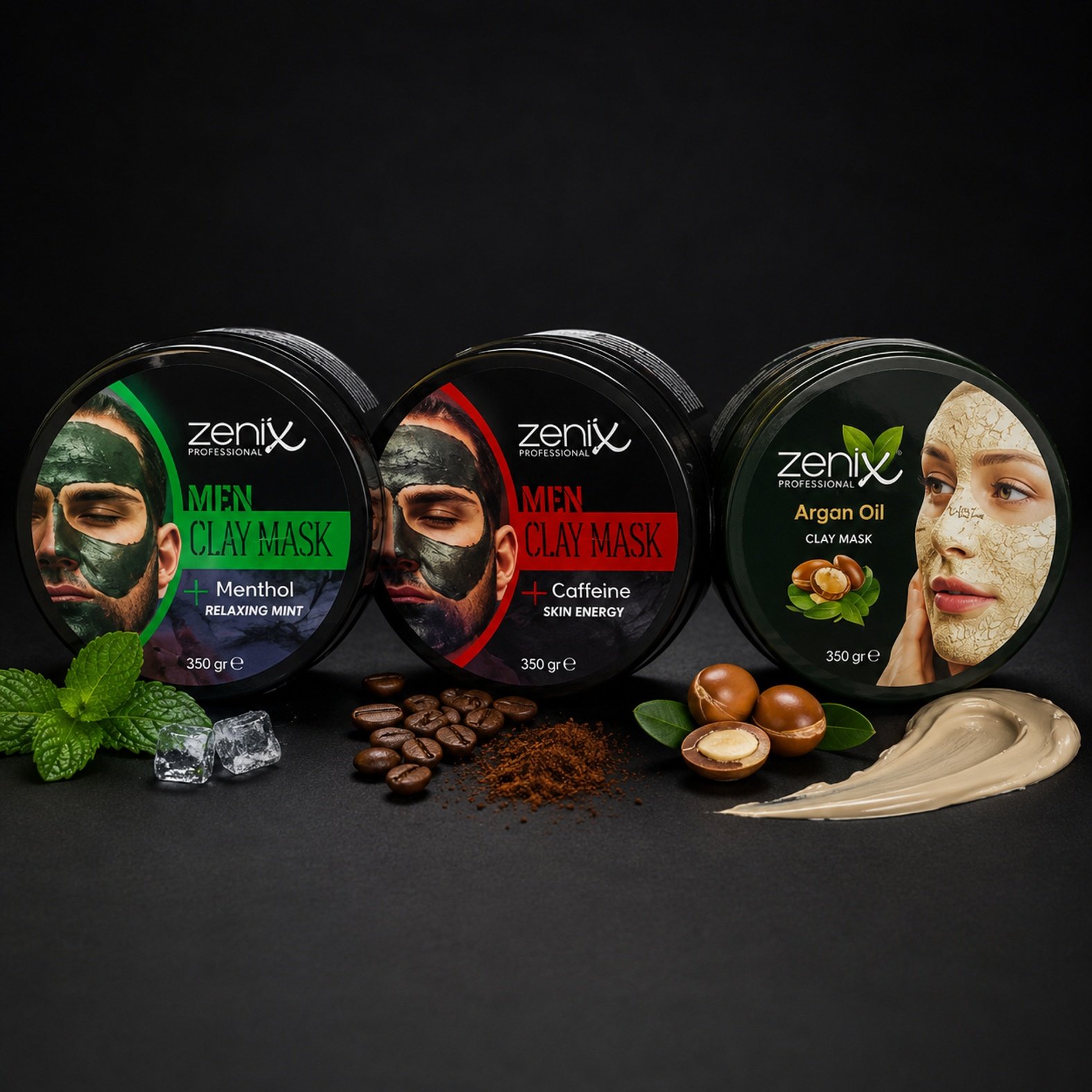 Zenix Men Clay Mask – Menthol - Afbeelding 2