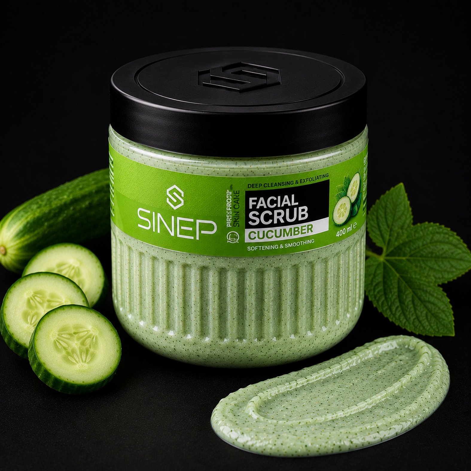 SINEP Facial Scrub – Cucumber